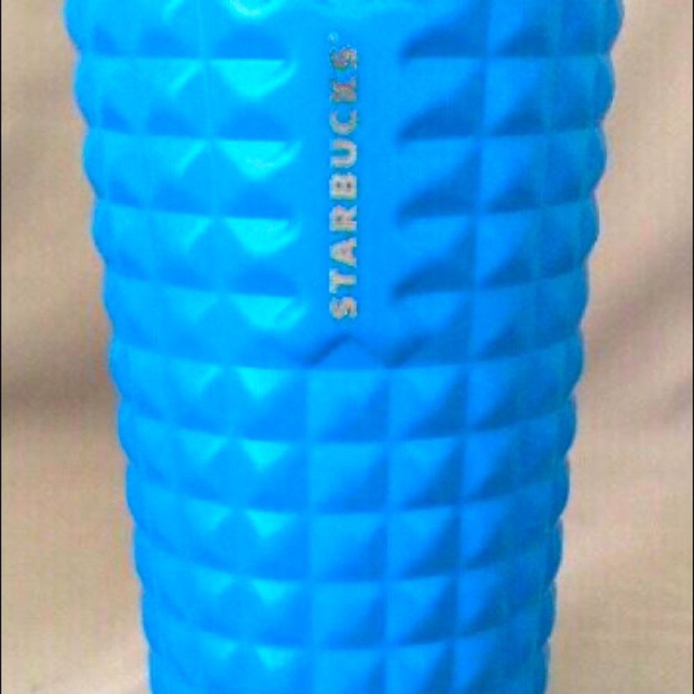 Starbucks 16oz Blue Studded Stainless Steel No lid
